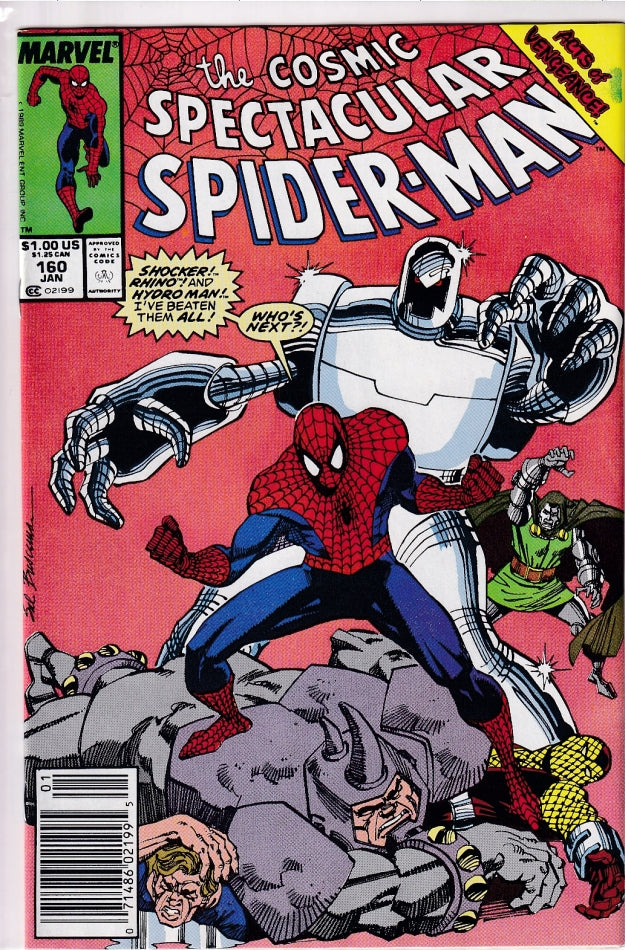 SPECTACULAR SPIDER-MAN (1976) #160 NM-
