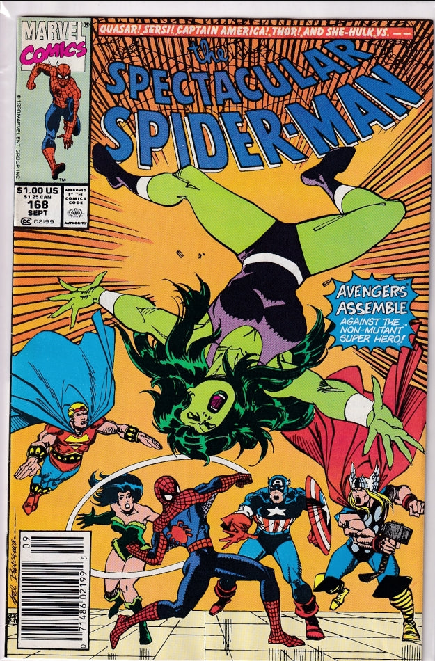 SPECTACULAR SPIDER-MAN (1976) #168 VF