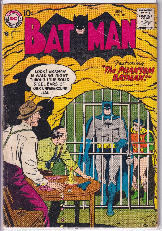 BATMAN (1940) #110 GD-