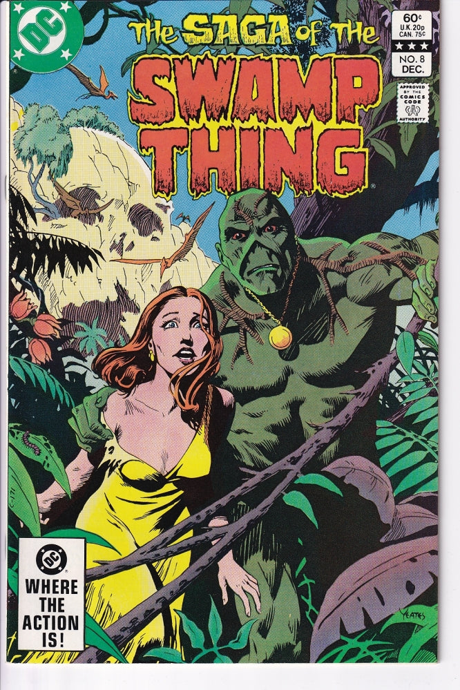 SAGA OF THE SWAMP THING #08 NM-