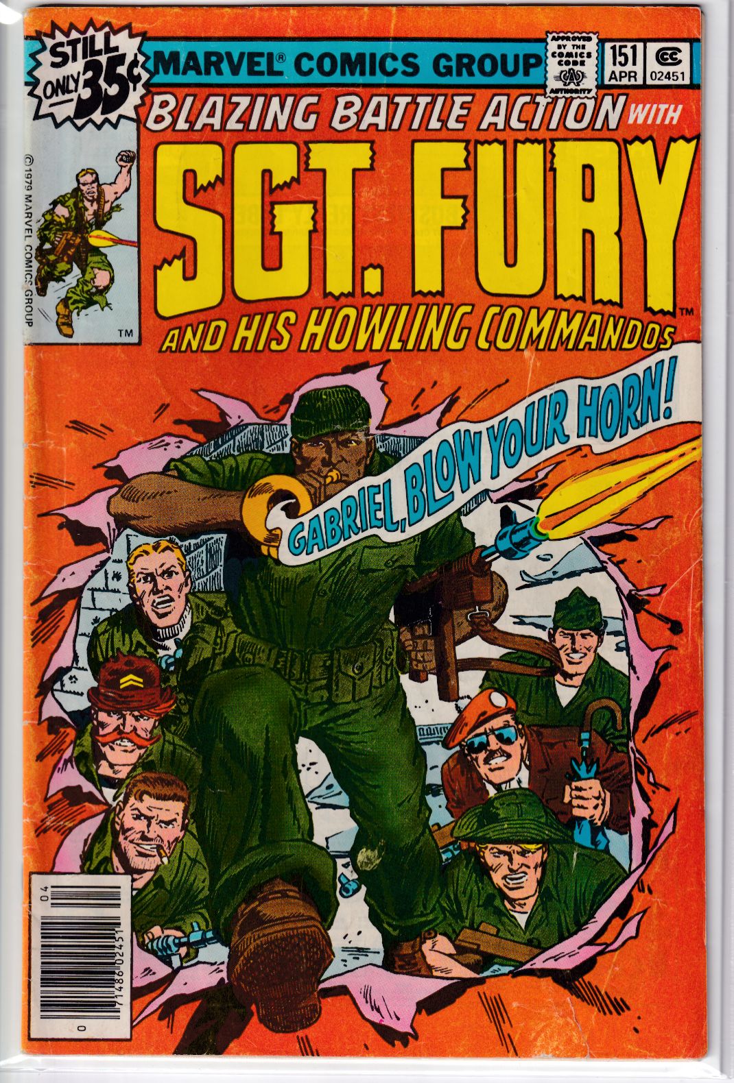 SGT. FURY #151 VG-