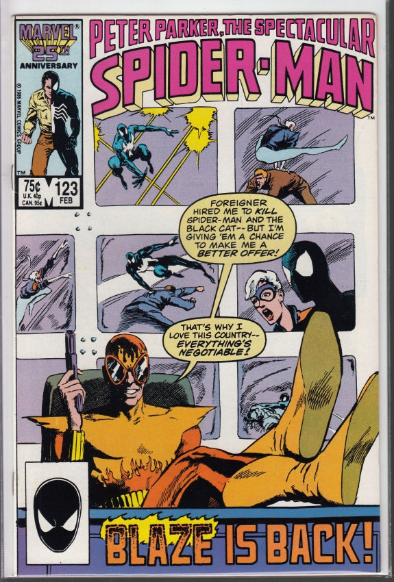 SPECTACULAR SPIDER-MAN (1976) #123 VF