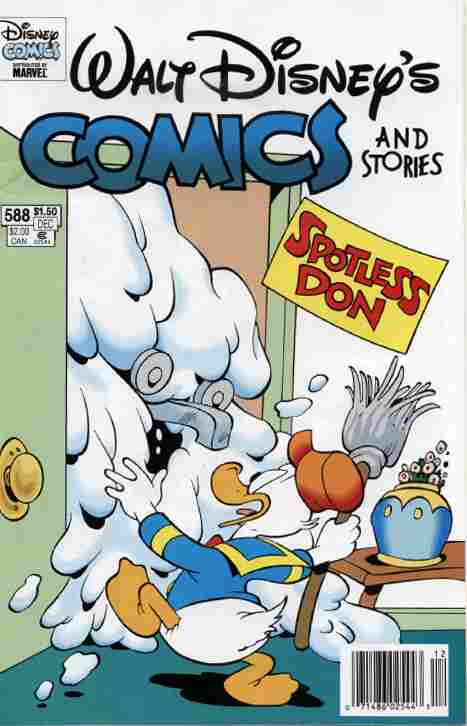 WALT DISNEYS COMICS AND STORIES #588 NM-