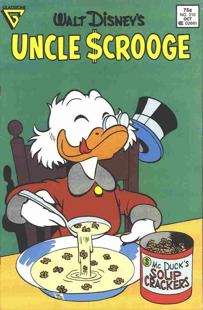UNCLE SCROOGE (1954) #210 VF