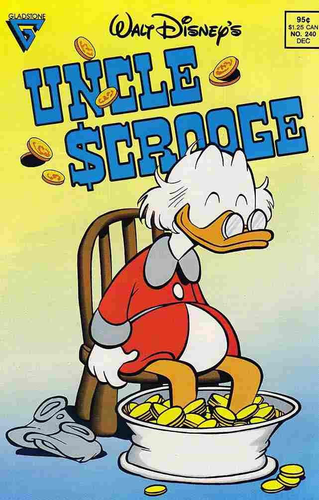 UNCLE SCROOGE (1954) #240 VF+