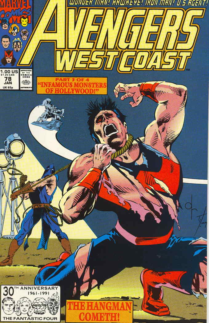 AVENGERS WEST COAST #78 NM