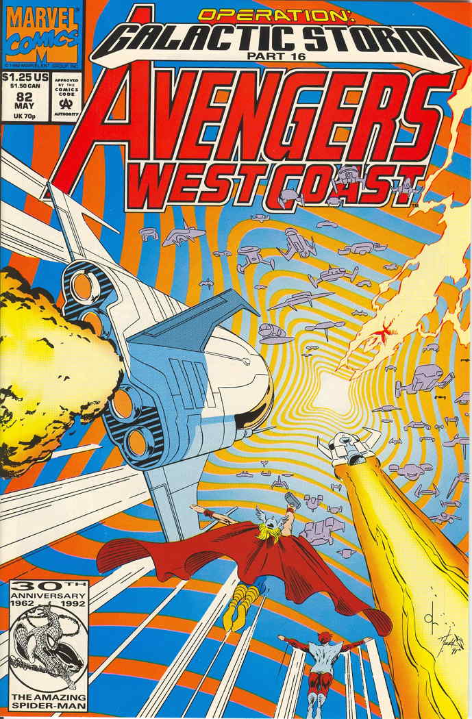 AVENGERS WEST COAST #82 NM